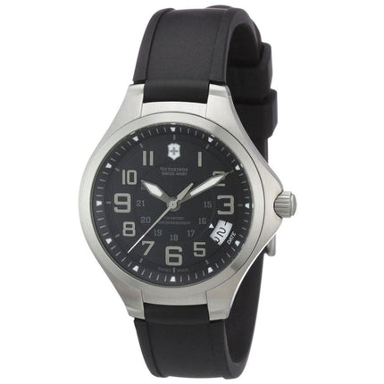 Swiss Army 241470 Women's Base Camp Black Date Dial Black Rubber Strap Swiss Watch ,