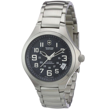 Swiss Army 241471 Women's Base Camp Swiss Black Date Dial Stainless Steel Bracelet Watch ,