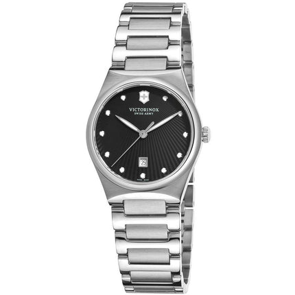 Swiss Army 241512 Women's Victoria Black Dial Stainless Steel Watch ,