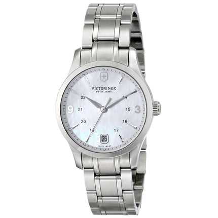 Swiss Army 249061 Women's Alliance White MOP Dial Stainless Steel Bracelet Watch ,