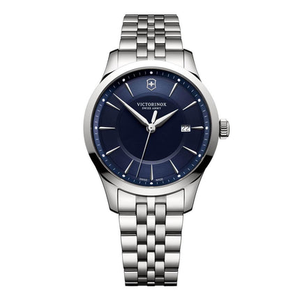 Swiss Army Men's Bracelet Watch - Alliance Quartz Blue Dial Stainless Steel | 241802 ,