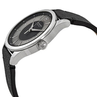 Swiss Army Men's Strap Watch - Alliance Grey & Black Dial Black Leather | 241804 ,