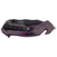 Tac-Force Folding Pocket - Knife Steel Blade Dragon Strike Linear Lock | TF-759BP ,