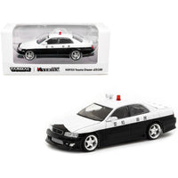 Tarmac Works 1/64 Diecast Model Car - Toyota Vertex Chaser JZX100 Black and White ,