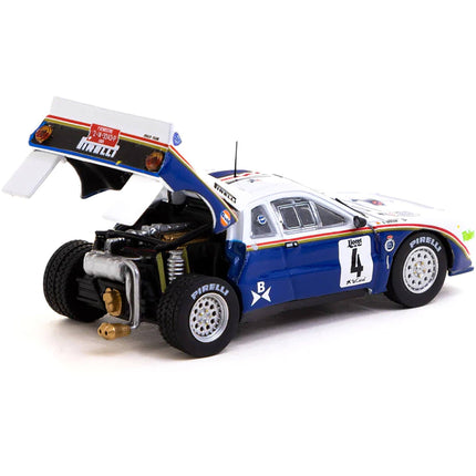 Tarmac Works 1/64 Diecast Model - Hobby64 Lancia 037 #4 Salvador Servia ,