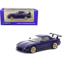 Tarmac Works 1/64 Model Car - Mazda RX-7 FD3S Mazdaspeed A-Spec Innocent Blue Mica ,