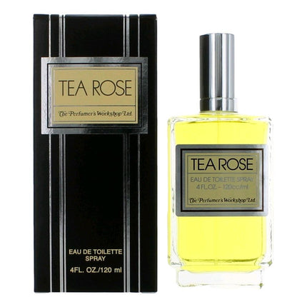 Tea Rose by Perfumer's Workshop, 4 oz Eau De Toilette Spray for Women ,