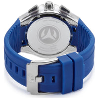 Technomarine Men's Chrono Watch - Cruise Blue and Grey Dial Rubber Strap | TM-118121 ,