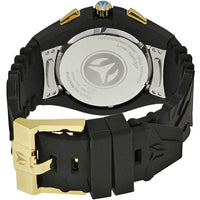 Technomarine Men's Chrono Watch - Cruise JellyFish Black MOP Dial Strap | TM-115353 ,