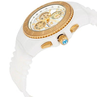 Technomarine Men's Chrono Watch - Cruise JellyFish MOP Dial White Strap | TM-115354 ,