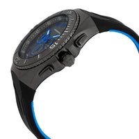 Technomarine Men's Chronograph Watch - Manta Ocean Black and Blue Strap | TM-220019 ,