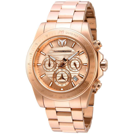 Technomarine Men's Chronograph Watch - Manta Ray Rose Gold Bracelet | TM-219008 ,
