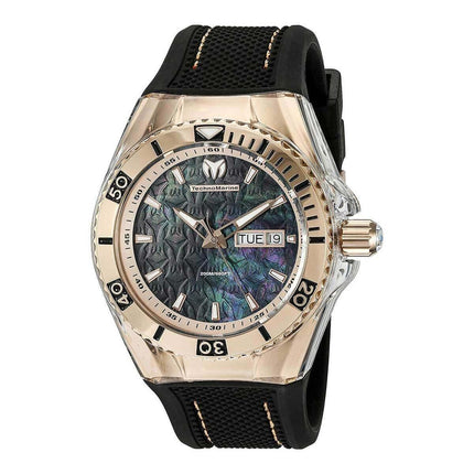 Technomarine Men's Dive Watch - Cruise Monogram Blue Dial Black Strap | TM-115214 ,