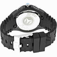 Technomarine Men's Quartz Watch - Cruise JellyFish Black Dial Rubber Strap | TM-115149 ,