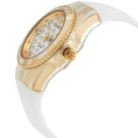 Technomarine Men's Quartz Watch - Cruise Monogram White Dial Rubber Strap | TM-115373 ,