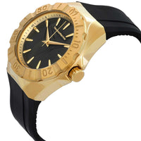 Technomarine Men's Quartz Watch - Cruise Yellow Gold Case Black Strap | TM-120008 ,