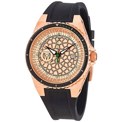 Technomarine Men's Quartz Watch - TechnoCell Rose Gold Tone Dial Strap | TM-318059 ,