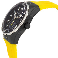 Technomarine Men's Watch - Cruise Black MOP Dial Yellow Rubber Strap | TM-120012 ,