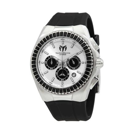 Technomarine Men's Watch - Cruise Chronograph Silver Tone and Black Dial | TM-121143 ,