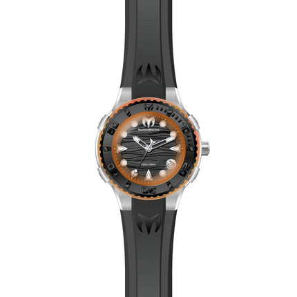 Technomarine Men's Watch - Cruise Freedom Black and Orange Dial Strap | TM-118030 ,