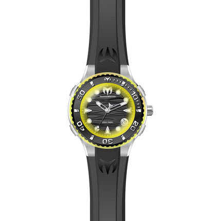 Technomarine Men's Watch - Cruise Freedom Black and Yellow Dial Strap | TM-118028 ,