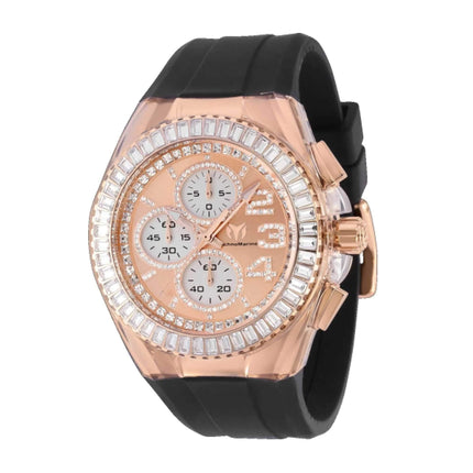 Technomarine Men's Watch - Cruise Glitz Chrono Rose Gold and White Dial | TM-121019 ,