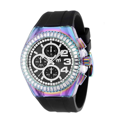 Technomarine Men's Watch - Cruise Glitz Chronograph Strap Iridescent Case | TM-121020 ,