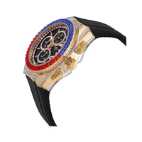 Technomarine Men's Watch - Cruise Glitz Quartz Chrono Black Rubber Strap | TM-121014 ,