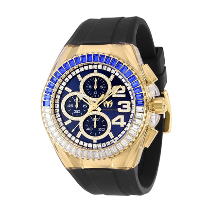 Technomarine Men's Watch - Cruise Glitz Quartz Chronograph Rubber Strap | TM-121016 ,