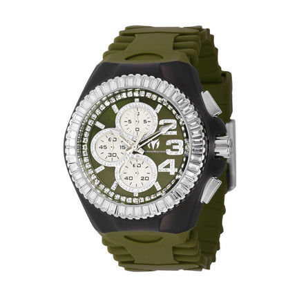 Technomarine Men's Watch - Cruise Jellyfish Chrono Green and White Dial | TM-121183 ,
