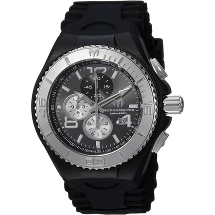 Technomarine Men's Watch - Cruise JellyFish Dark Grey Dial Black Strap | TM-115148 ,
