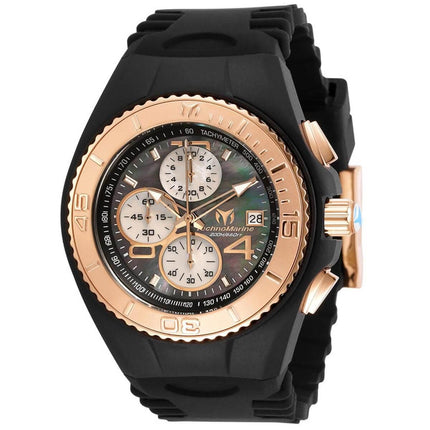 Technomarine Men's Watch Cruise JellyFish Rose Gold Bezel Strap | TM-115350 ,