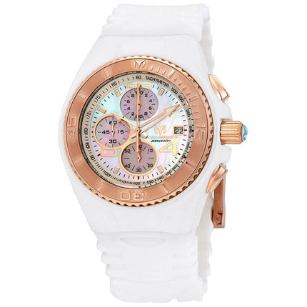 Technomarine Men's Watch - Cruise JellyFish Rose Gold Tone Bezel Strap | TM-115355 ,