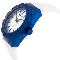 Technomarine Men's Watch - Cruise Silver Tone Dial White Rubber Strap | TM-120013 ,