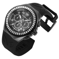 Technomarine Men's Watch - Manta Ocean Chrono Gunmetal Dial Black Strap | TM-221042 ,