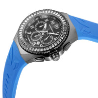 Technomarine Men's Watch - Manta Ocean Chrono Gunmetal Dial Blue Strap | TM-221040 ,