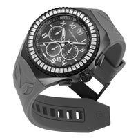 Technomarine Men's Watch - Manta Ocean Chrono Gunmetal Dial Grey Strap | TM-221041 ,