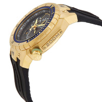 Technomarine Men's Watch - Manta Sea Chrono Gunmetal Dial Black Strap | TM-220026 ,