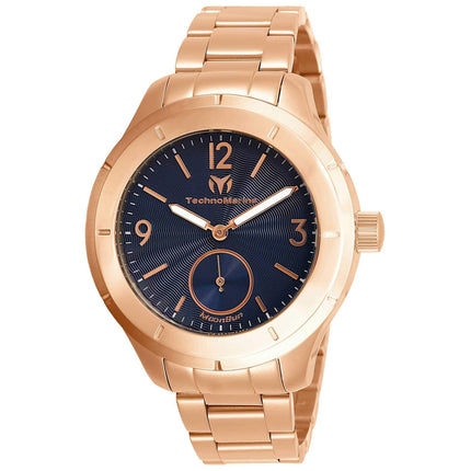Technomarine Men's Watch - MoonSun Blue Dial Stainless Steel Bracelet | TM-818003 ,