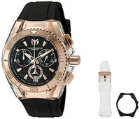 Technomarine TM-115045 Women's Cruise Star Black Dial Interchangeable Strap Chronograph Dive Watch ,