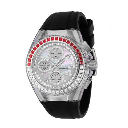 Technomarine Unisex Watch - Cruise Chrono Red and White Crystal Bezel | TM-121056 ,