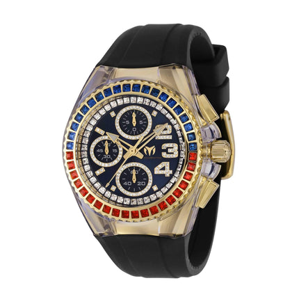 Technomarine Unisex Watch - Cruise Glitz Blue Dial Stainless Steel Case | TM-121048 ,