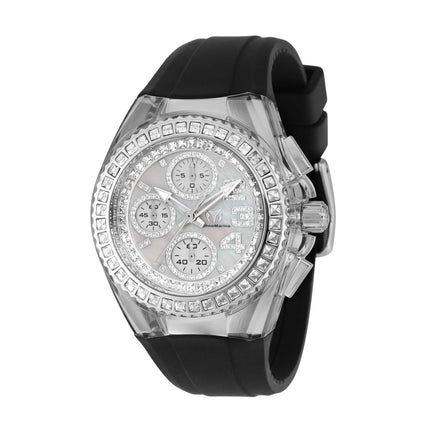 Technomarine Unisex Watch - Cruise Quartz Chronograph White MOP Dial Strap | TM-121055 ,