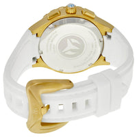 Technomarine Women's Chrono Watch - Cruise Medusa MOP Dial White Strap | TM-115088 ,