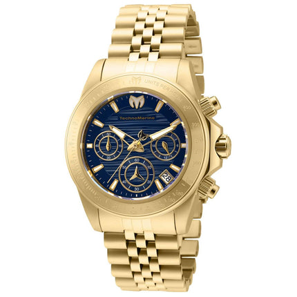 Technomarine Women's Chrono Watch - Manta Ray Quartz Yellow Gold Bracelet | TM-219031 ,