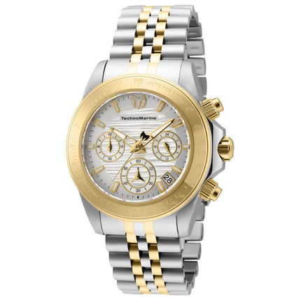 Technomarine Women's Chrono Watch - Manta Ray Two Tone Steel Bracelet | TM-219027 ,