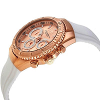 Technomarine Women's Chrono Watch - Sea Manta Rose Gold Tone Dial Strap | TM-218041 ,
