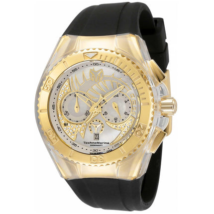 Technomarine Women's Chronograph Watch - Cruise Dream Gold and MOP Dial | TM-119017 ,