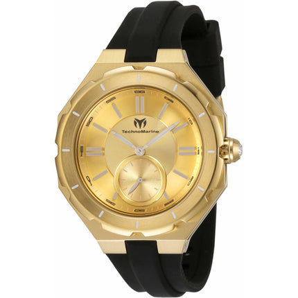 Technomarine Women's Quartz Watch - Cruise Sea Lady Gold Tone Dial Strap | TM-120038 ,