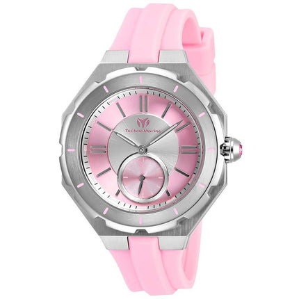 Technomarine Women's Quartz Watch - Cruise Sea Pink Rubber Strap | TM-118003 ,